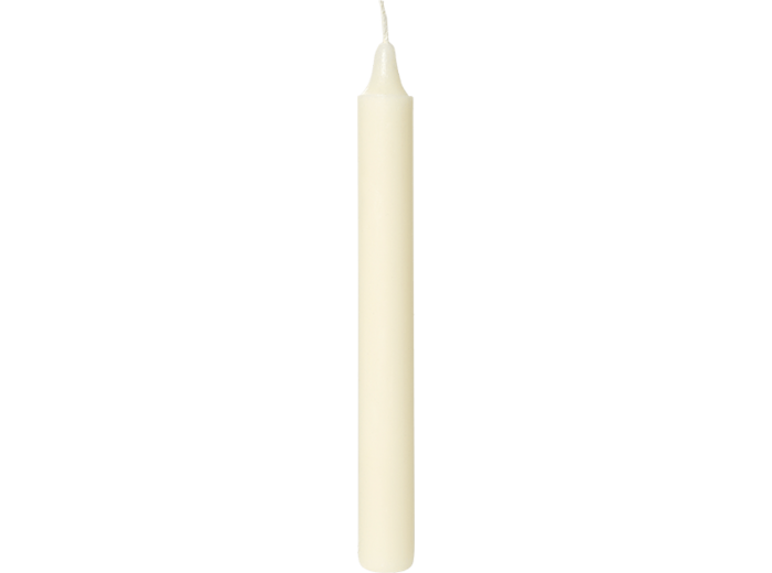 Bougie teintée masse - IVOIRE D2,1 x Ht20cm