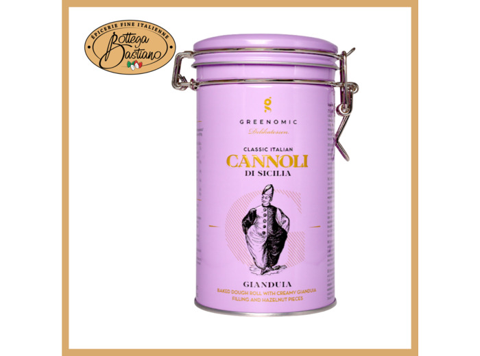 Boite métal cannoli gianduia 200g