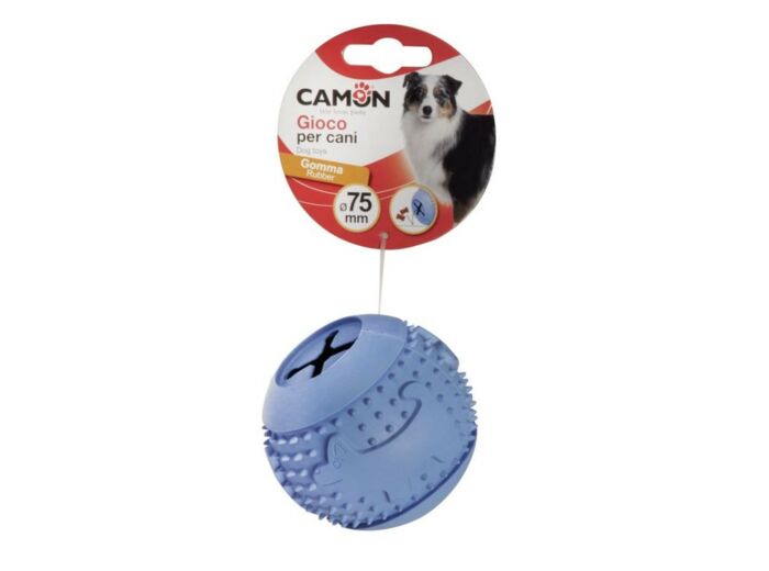 Rubber Treat Ball, pour chien - Ø7.5cm