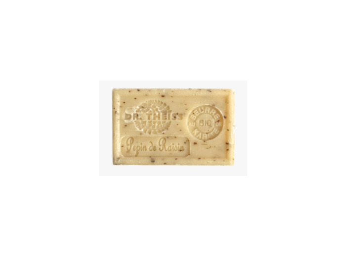 Savon de Marseille exfoliant au pépins de raisin 125g