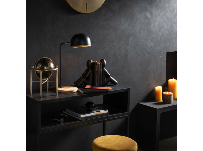 Globe terrestre vintage métal large 27x31x36cm