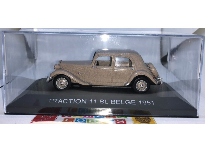 CITROEN TRACTION 11 BL BELGE BEIGE 1951 1/43 BOITE
