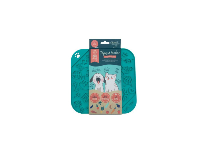 BUBICHEF, Tapis à lécher LICKME (bleu)