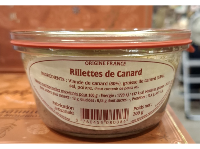 Rillettes Pur Canard
