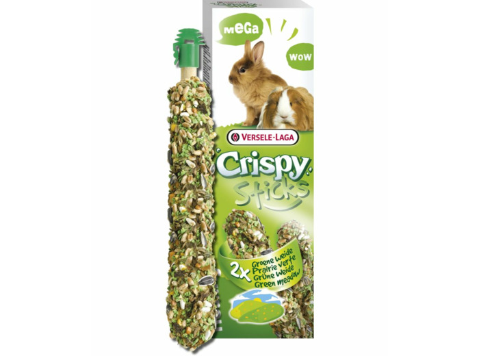 Crispy Mega Sticks x2 prairie verte - 140g