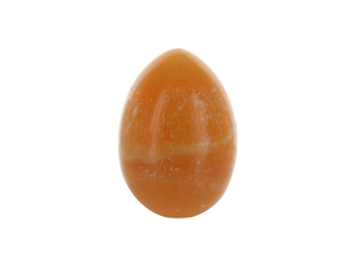 Oeuf en Calcite Orange - Pièce de 7 à 9 cm