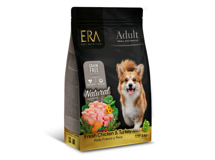 ERA Grain-Free Poulet & Dinde pour chiens adultes de petites races - 5KG
