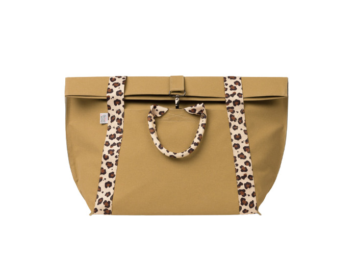 Sacoche Etincelle Beige et Léopard