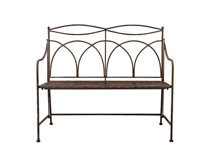 Banc de jardin fer 107x46x95cm