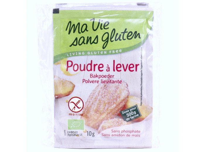 Poudre à Lever Sans Gluten Bio 1 Sachet de 40g