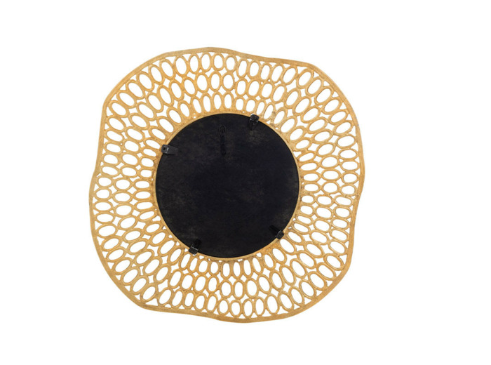 Miroir cercles aluminium 83x83x2cm