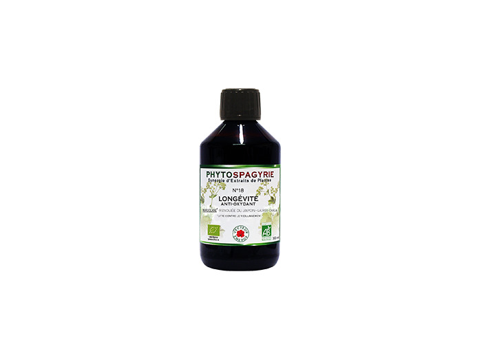 Phytospagyrie N°18 Longévité (Anti-oxydant)-300ml-Vecteur energy