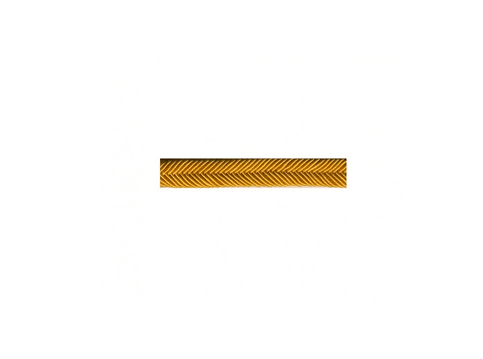 Double passepoil chevron 9mm au mètre col 52 JAUNE 517