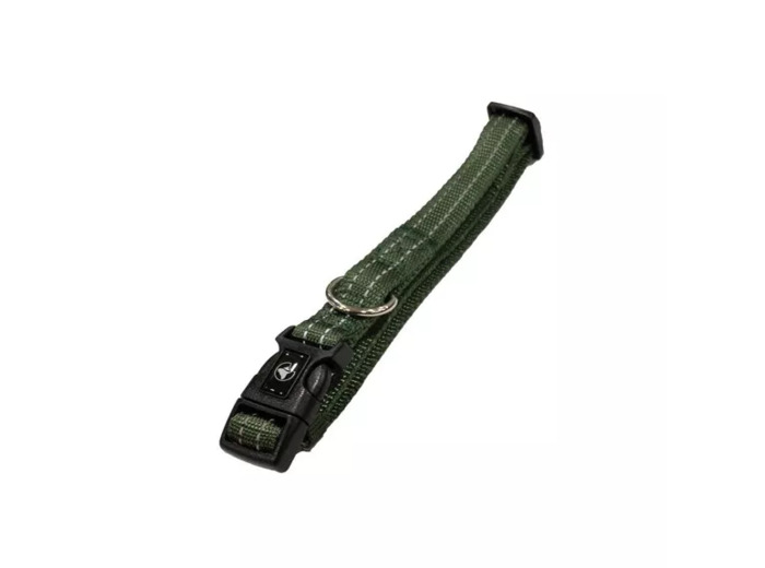 Collier Nylon Vert kaki pour chien