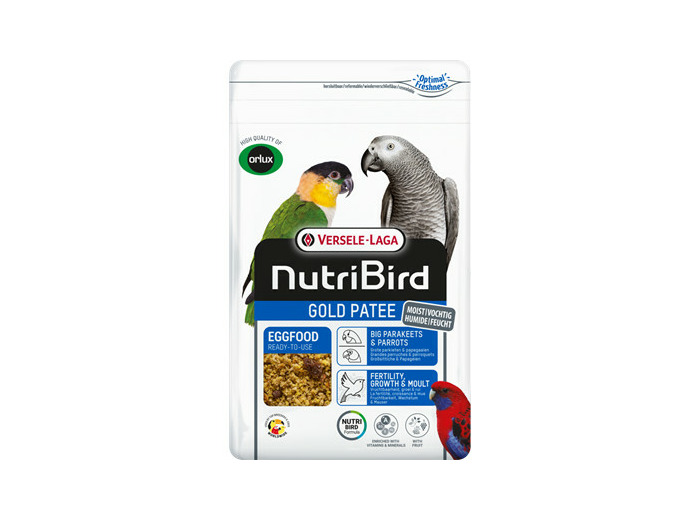 NutriBird Gold pâtée, grandes perruches & perroquets - 1kg