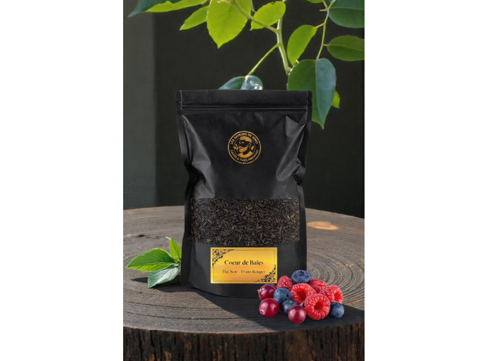 Thé Noir Coeur de baies - Fruits Rouges