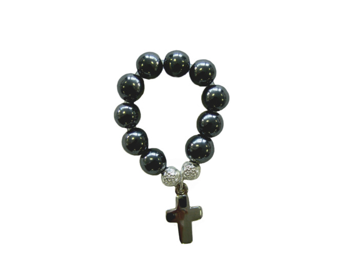 Dizainier Perles en Hématite sur Elastique