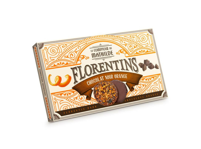 Florentins Chocolat Noir et Orange - 100G