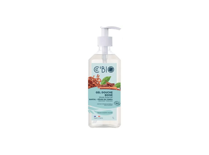 Gel douche Boisé Santal et Fêves de Tonka 1L