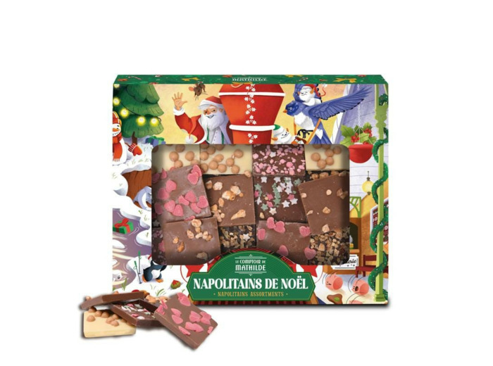 Coffret Napolitains de Noël