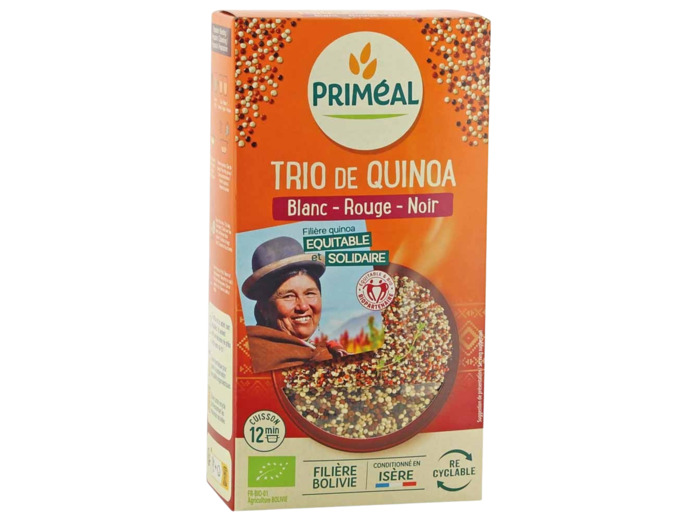 Trio de Quinoa Bio-500g-Priméal
