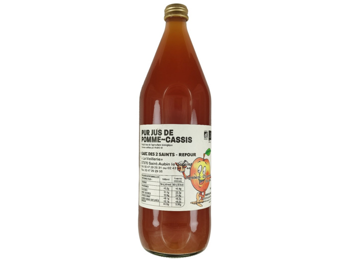 Pur Jus de Pomme Cassis Bio 100cl