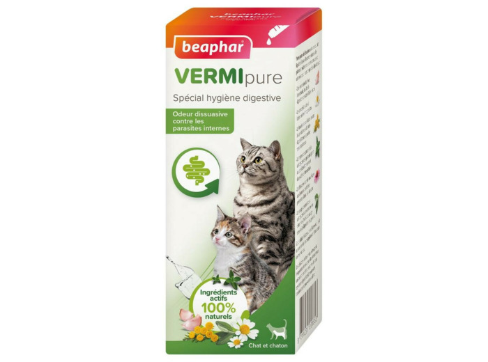 VERMIpure, Solution liquide pour chaton et chat - 50 ml