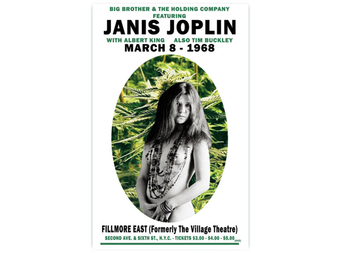 Affiche Janis Joplin 1968