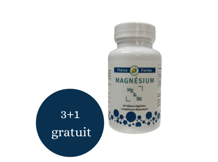 Magnésium & B6-600mg-60gélules-Pleine Forme