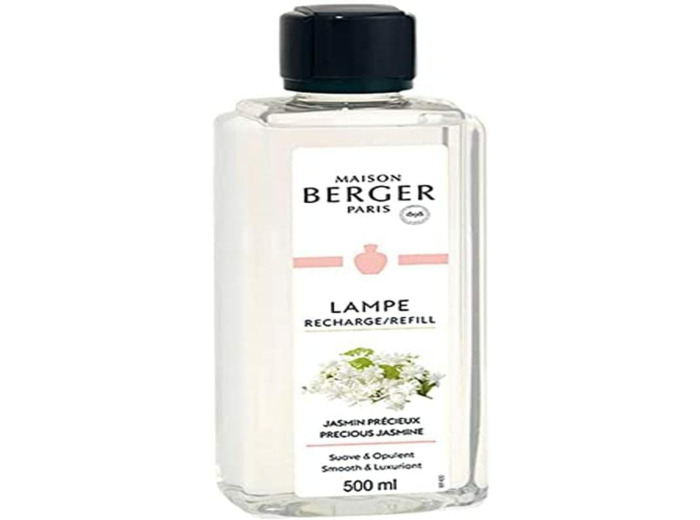 Parfum JASMIN PRECIEUX - 500 ml - Recharge de parfum pour Lampe Berger