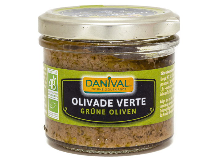Spécialité à Tartiner à Base d'Olives Vertes Bio 100g