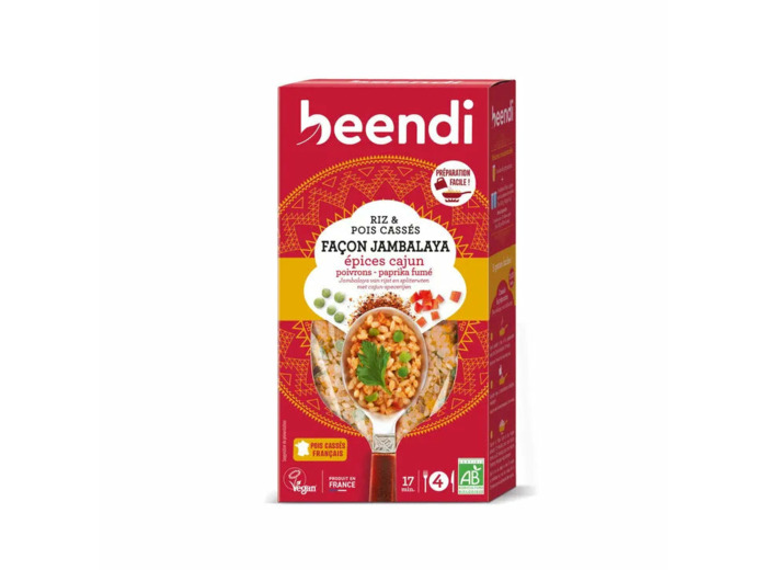 Riz et Pois cassés aux épices cajun façon Jambalaya-4 personnes