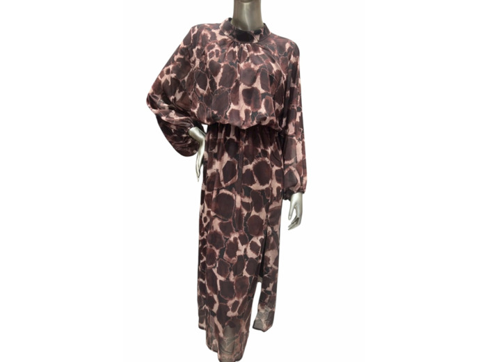 Robe marron Livia