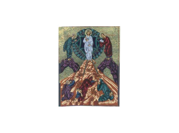 Icône sérigraphiée MDF- 9x12cm - TRANSFIGURATION