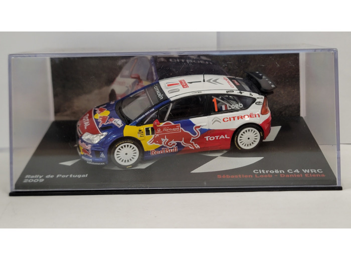 CITROEN C4 WRC RALLYE DU PORTUGAL 2009 S. LOEB 1/43 BOITE D'ORIGINE