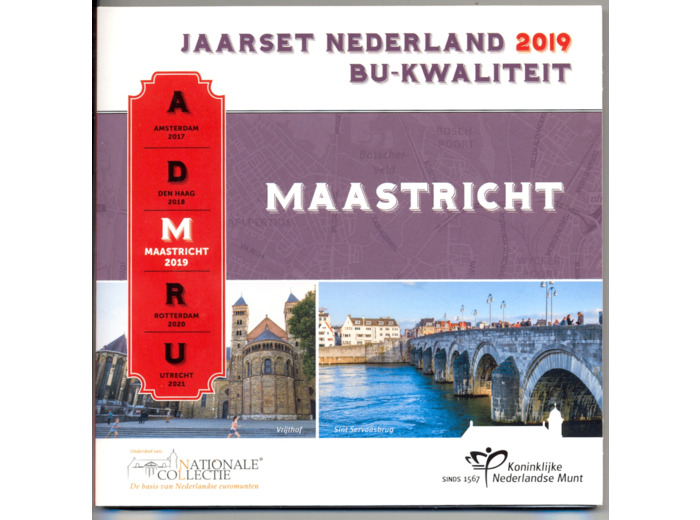 HOLLANDE (PAYS-BAS) 2019 SERIE 8 MONNAIES MAASTRICHT BU