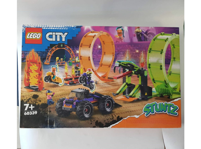 LEGO CITY 60339 L ARENE DE CASCADE AVEC DOUBLE LOOPING