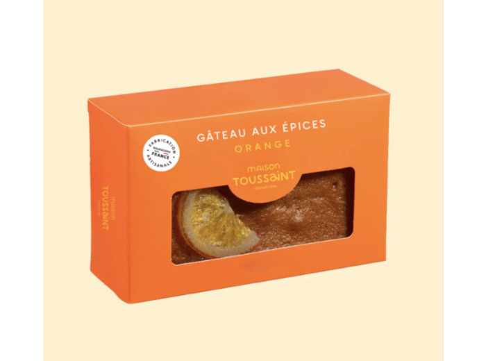 Gâteau aux épices Toussaint orange confite