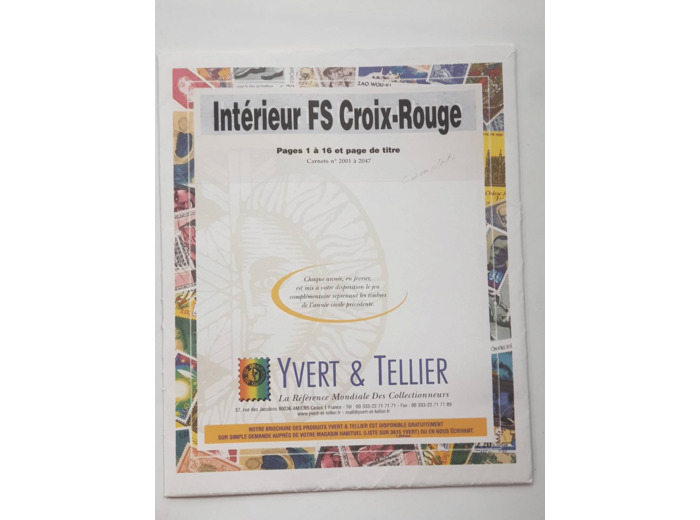 Yvert et Tellier FRANCE CROIX-ROUGE FS 1952-1998 (jeux sans pochettes)
