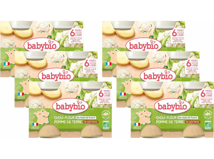 Choufleur pomme de terre pot 2x130g Babybio