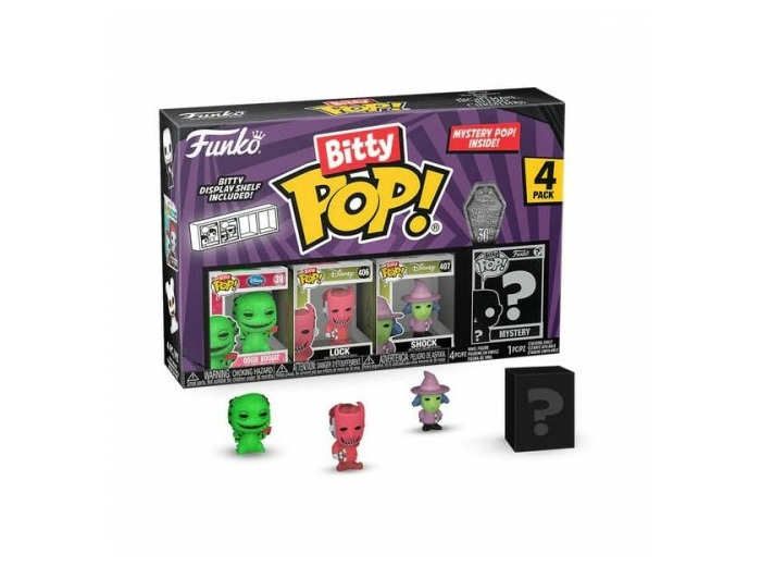 L'étrange Noël de Mr. Jack - Pack 4 figurines Bitty POP! Oogie Boogie 2,5 cm