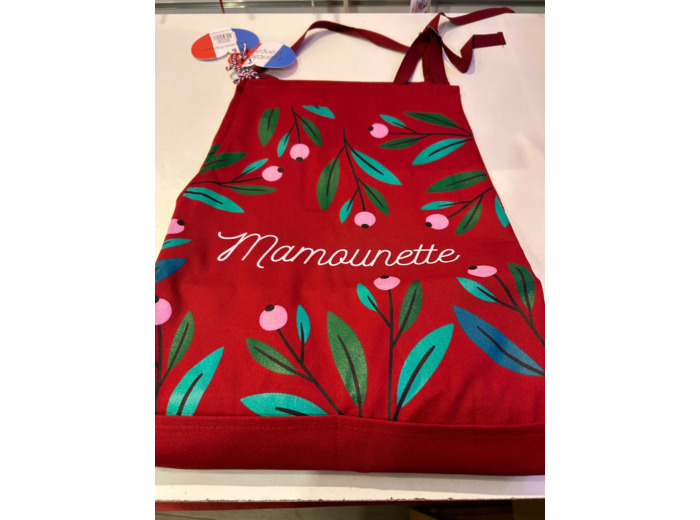 TABLIER 100% COTON Mamounette