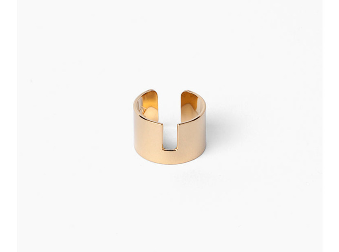 Bague Native, dorée et ajustable