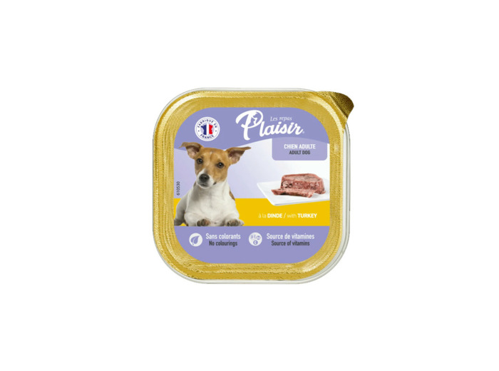 Repas plaisir Chien, Pâtée à la dinde - 150g