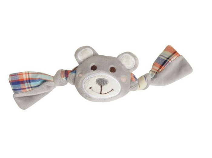 Doudou ours pour chiot - 22cm