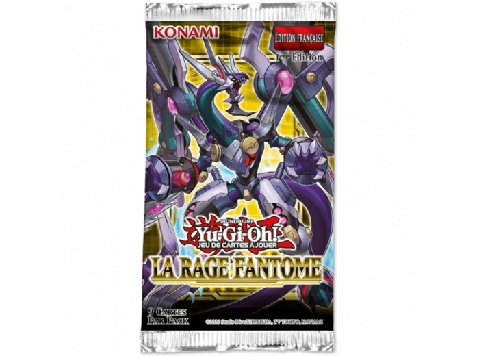 BOOSTER DE 9 CARTES YU GI OH 2020 YU-GI-OH LA RAGE FANTOME 1er EDITION EAN