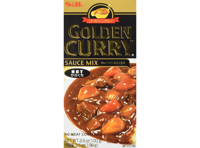 S&B Golden Curry Sauce Mix, Hot, 92gr by S&B