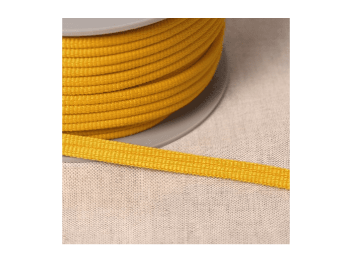 Double passepoil 518 jaune orange C152 9mm 100%polyester le mètre 518c152