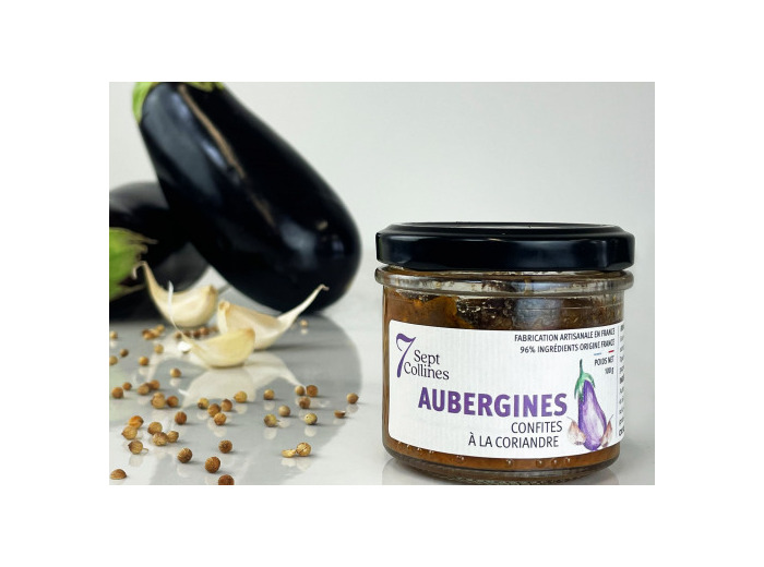 Aubergines Confites à la Coriandre