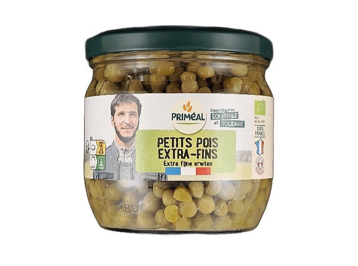Petits pois Extra-Fins 370mL Bio